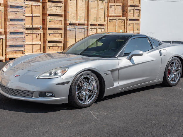 2005-2013 CHEVROLET CORVETTE C6 BASE FRONT AND REAR SPLASH GUARDS MUD FLAPS