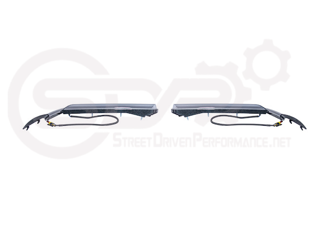2020-UP CORVETTE C8 STINGRAY & Z51 | SEQUENTIAL FRONT GRILLE LED DRL LIGHT BAR BEZEL INSERTS PAIR