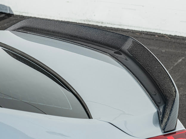 2016 - 2019 Cadillac ATS-V Sedan | Carbon Fiber SDP Style Rear Trunk Lid Spoiler Wing