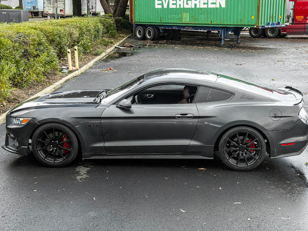 2015-23 FORD MUSTANG GT | SMOKE TINTED REAR SPOILER WICKERBILL FLAP INSERT