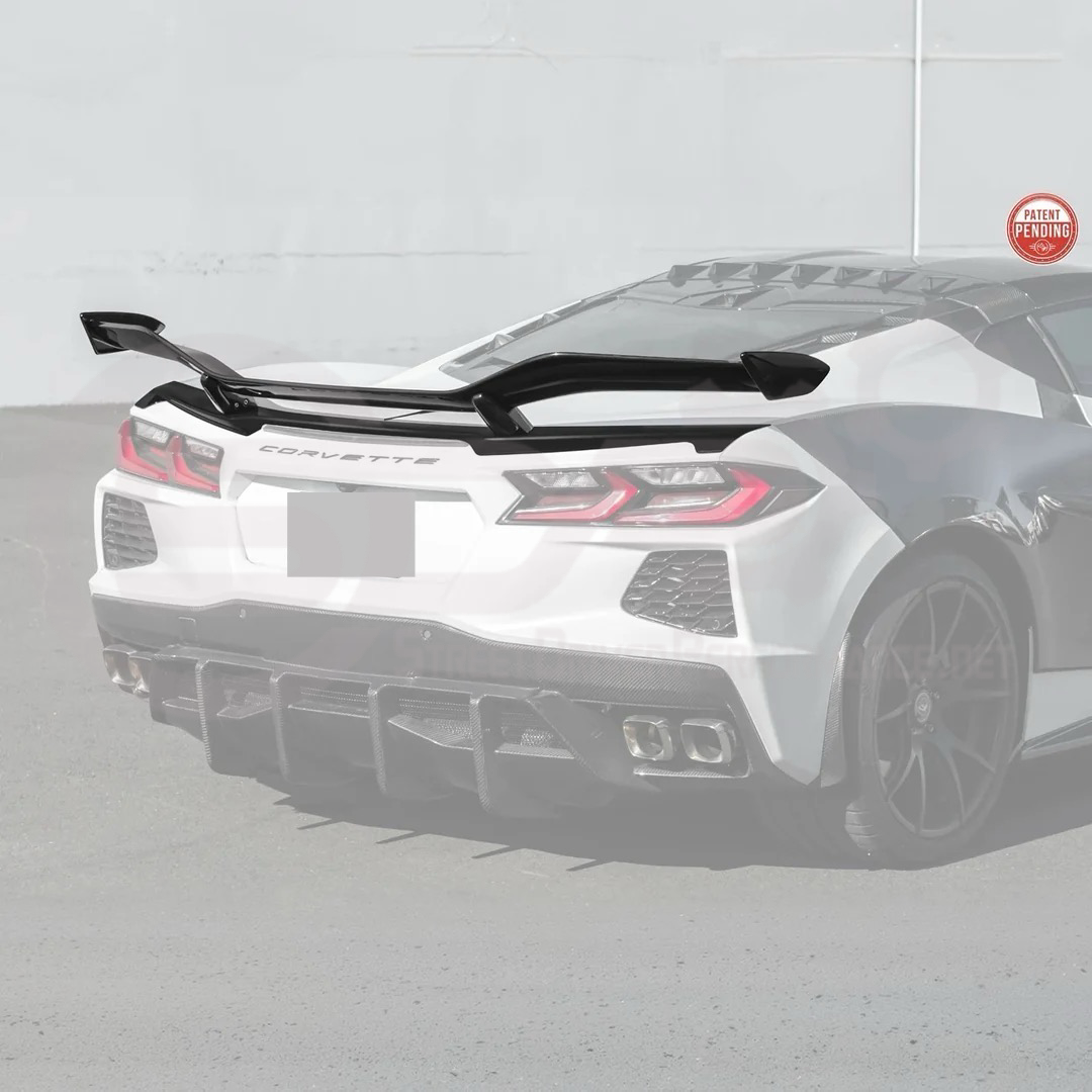 2020-UP CORVETTE C8 | Z06 CONVERSION REAR HIGH WING SPOILER