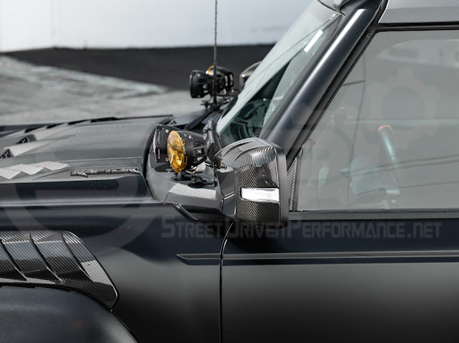 2021-UP FORD BRONCO CARBON FIBER MIRROR CAP COVER PAIR