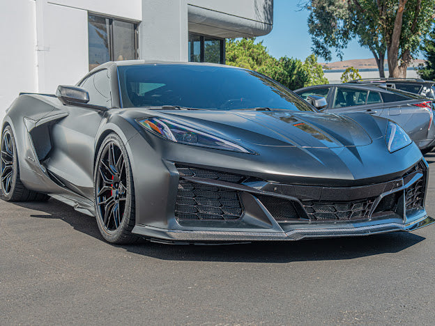 2020+ CORVETTE C8 Z06 & E-Ray | 3-PIECES FRONT LIP SPLITTER GROUND EFFECTS