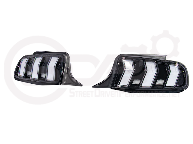2010-2014 FORD MUSTANG | S650 EURO STYLE SEQUENTIAL SIGNAL LED REAR TAILLIGHTS PAIR
