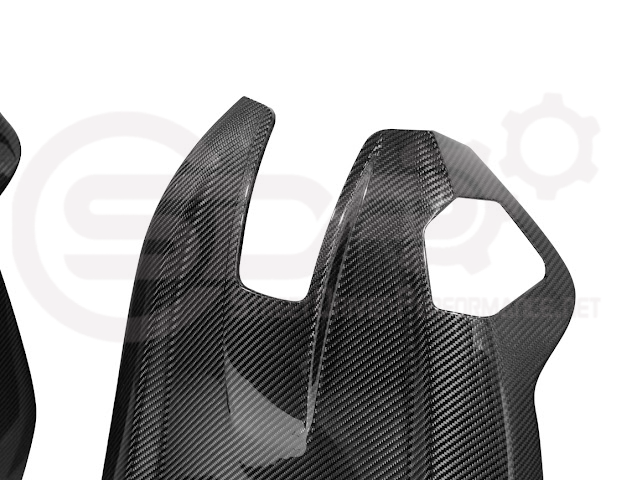 2021+ BMW G87 G80 G82/G83 M2 M3 M4 | DRY CARBON FIBER TAPE-ON FULL SEAT BACK HEADREST COVER PAIR