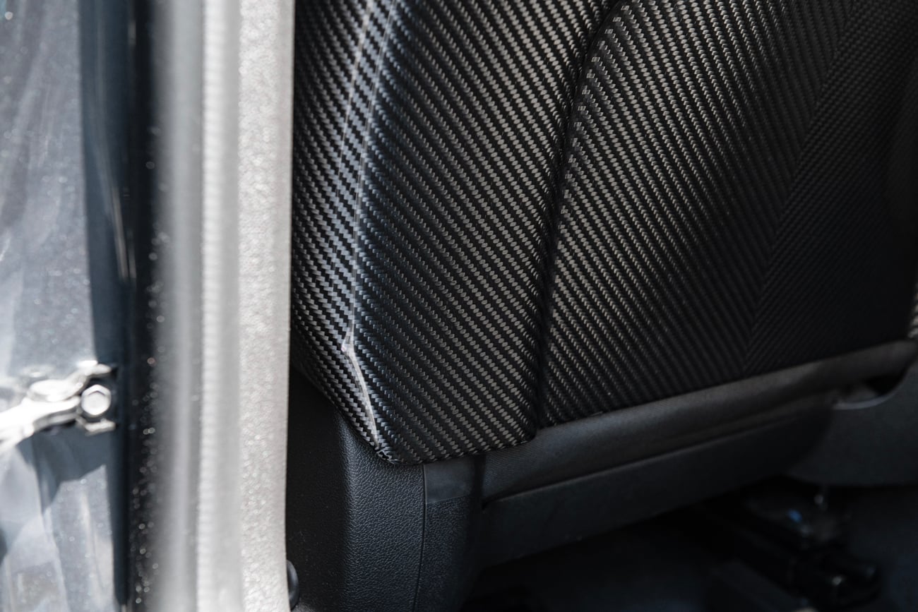 2009-2015 Cadillac CTS/CTS-V V2 CARBON FIBER SEAT BACK PANEL COVER REPLACEMENT PAIR