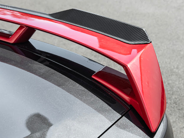 2024-Up Ford Mustang S650 | CARBON FIBER GT Performance Wing Rear Gurney Flap Spoiler *ADD-ON*