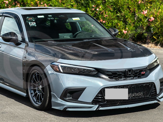 2022-UP HONDA CIVIC | JDM VARIS STYLE FRONT VENTED HOOD