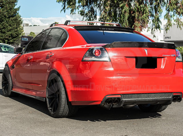 2008-2009 PONTIAC G8 | CARBON FIBER REAR TRUNK LID WICKERBILL SPOILER WING