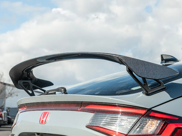 *BLEMISHED-DISCOUNTED* 2023-UP HONDA CIVIC TYPE-R CARBON FIBER REAR HIGH WING SPOILER