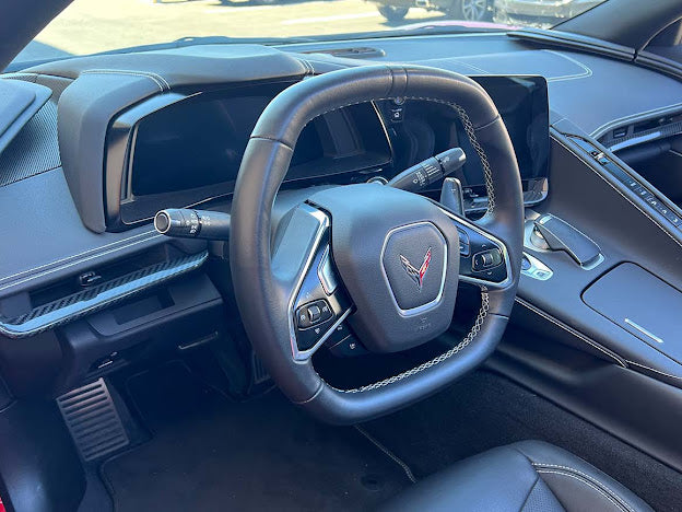 2020+ CHEVROLET CORVETTE C8 CARBON FIBER INTERIOR OVERLAY DASH TRIM