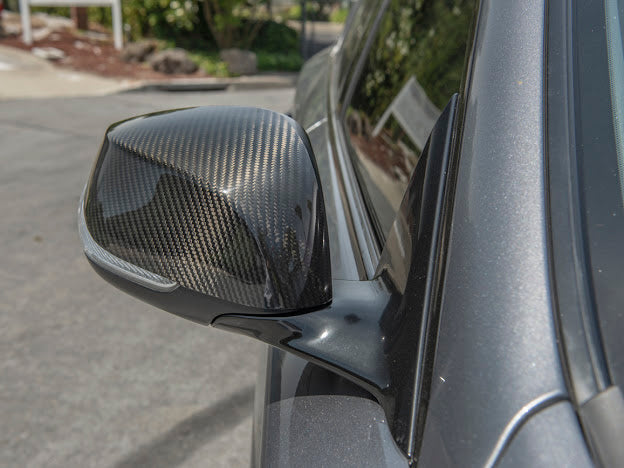 2014-Up Infiniti Q50 Q60 Q70 QX30 Factory CARBON FIBER Side Mirror Covers Pair