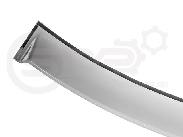 2003-2008 Toyota Corolla | JDM Tape-On Tinted Black Rear Roof Window Visor Guard