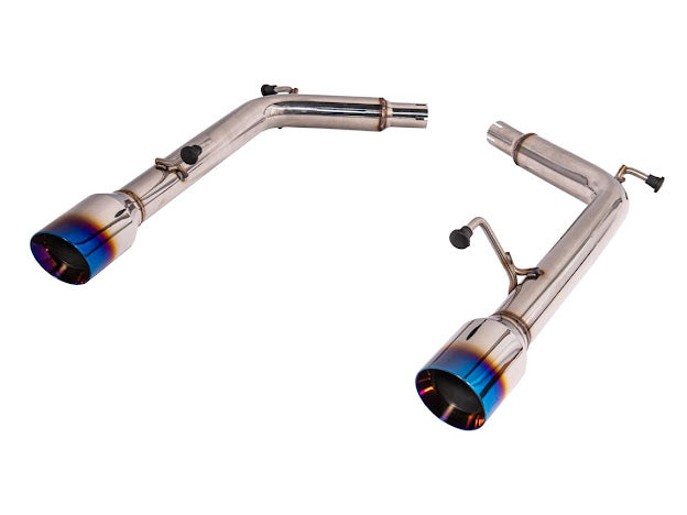 2007-2008 INFINITI G35 SEDAN & 2008-2014 INFINITI G37 SEDAN | MUFFLER DELETE AXLE BACK DUAL TIPS EXHAUST (CHROME TIPS OR BURNT BLUE TIPS)