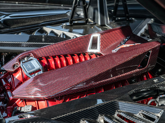 2023+ CORVETTE C8 Z06 CARBON FIBER ENGINE COVER
