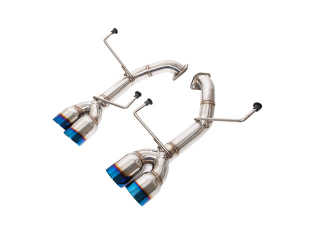 2011-2014 SUBARU IMPREZA WRX / STI | MUFFLER DELETE AXLE BACK QUAD EXHAUST (CHROME OR BURNT BLUE TIPS)