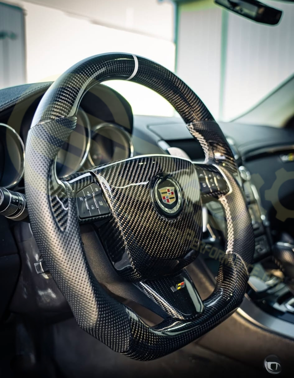 2014 - 2019 CTS & CTS-V "V3" Custom Carbon Fiber Steering Wheel with options