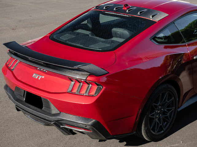 2024+ FORD MUSTANG S650 COUPE |   CARBON FIBER REAR ROOF WING SPOILER