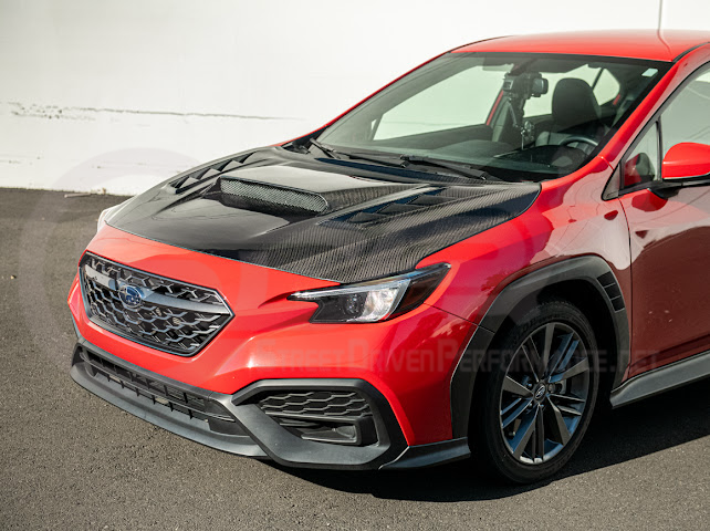 2022-UP SUBARU WRX | JDM VRS STYLE CARBON FIBER FRONT VENTED HOOD