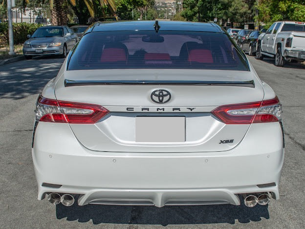 2018-2024 TOYOTA CAMRY |MUFFLER DELETE AXLE BACK EXHAUST WITH QUAD CHROME TIPS
