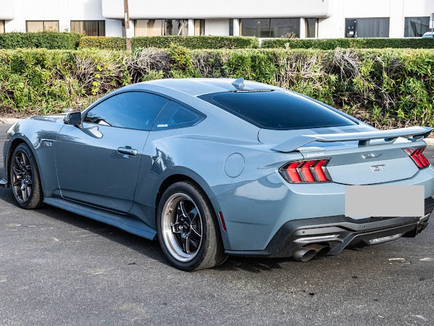 2024-UP FORD MUSTANG S650 | CARBON FIBER REAR TAIL LIGHT TRIM BEZEL COVERS PAIR