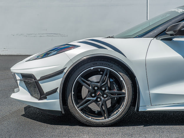 2020+ CORVETTE C8 CARBON FIBER SIDE CANARDS DIVE PLANE (PAIR)