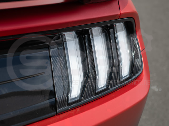 2015-17 FORD MUSTANG | REAR TAIL LIGHT TRIM BEZEL COVER PAIR