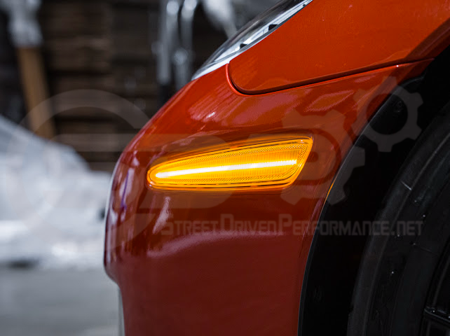 2005-2013 Chevrolet Corvette C6 | Amber Light LED Side Fender Markers Pair (Front and / or Rear) {Clear, Amber, Red, or Smoke Lenses}