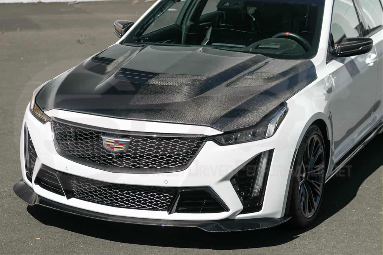 2022-2024 Cadillac CT5-V Blackwing | Factory Style Carbon Fiber Front Bumper Grille Insert Trim Surrounding Replacement (Upper and/or Lower)