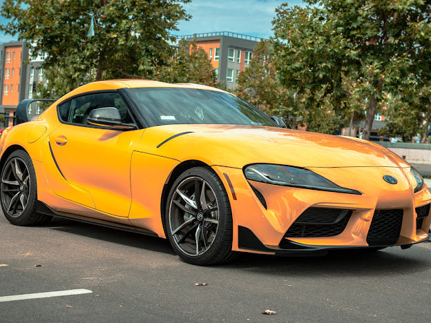 2020-Up Toyota GR Supra A90 A91 | SDP Performance Style CARBON FIBER Front Hood Duct Vent Cover (Pair)