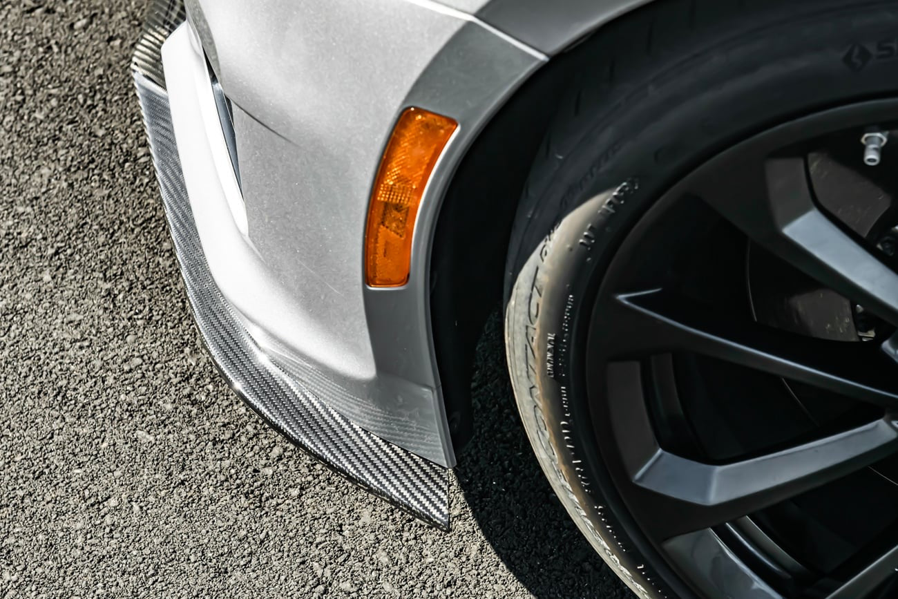 2016-2019 CADILLAC ATS-V - CARBON FIBER “OEM STYLE” FRONT LIP SPLITTER GROUND EFFECTS