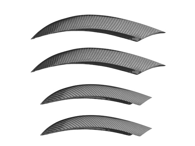 2019-Up C205 W205 Mercedes C-Class AMG Factory Style Carbon Fiber Front Air Vent Cover Pair