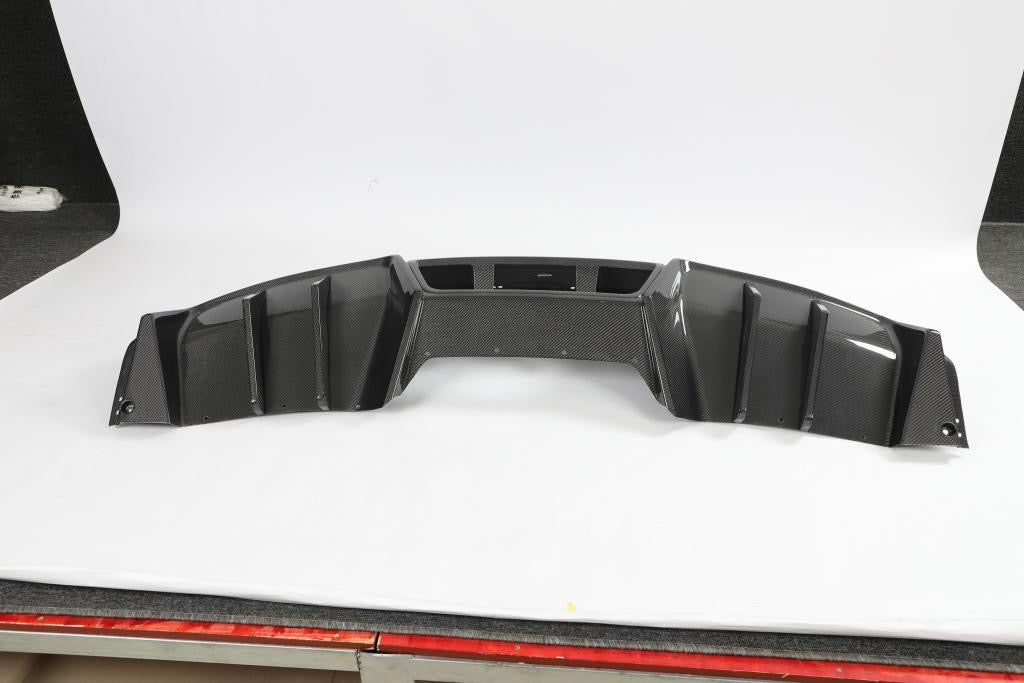 *BLEMISHED-DISCOUNTED* 2014-2019 CORVETTE C7 GM FACTORY PACKAGE CARBON FIBER REAR BUMPER DIFFUSER