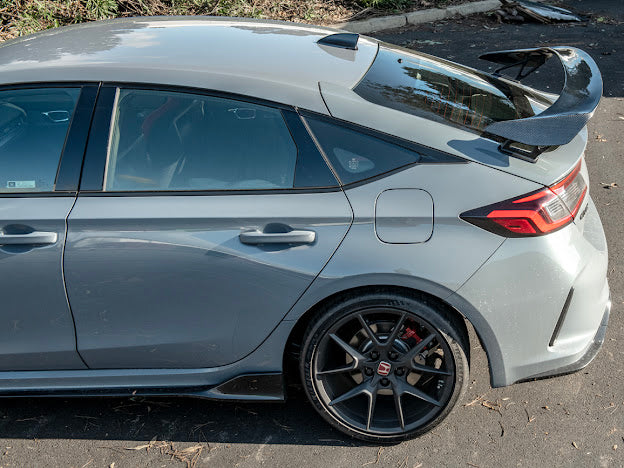 *BLEMISHED-DISCOUNTED* 2023-UP HONDA CIVIC TYPE-R CARBON FIBER REAR HIGH WING SPOILER