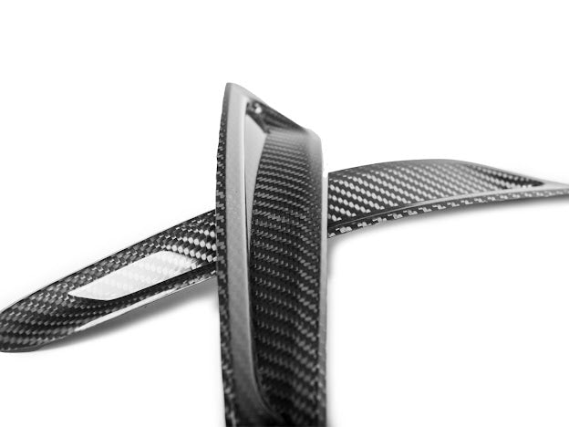 2020-Up Toyota GR Supra A90 A91 | SDP Performance Style CARBON FIBER Front Hood Duct Vent Cover (Pair)