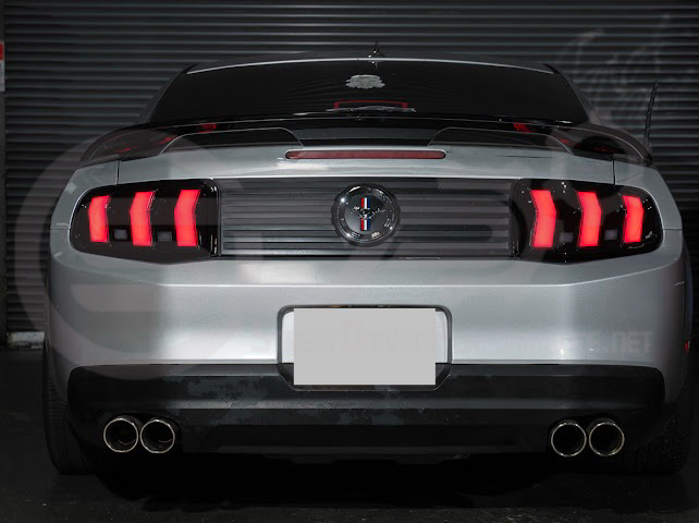 2010-2014 FORD MUSTANG | S650 EURO STYLE SEQUENTIAL SIGNAL LED REAR TAILLIGHTS PAIR