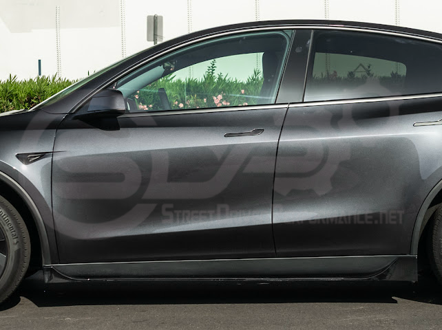 2025-UP TESLA MODEL Y | SDP TRACK STYLE SIDE SKIRTS ROCKER PANEL GROUND EFFECTS PAIR