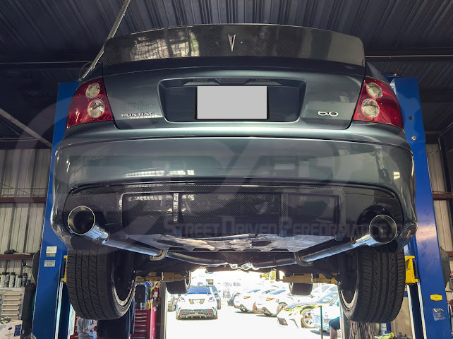 2005-2006 PONTIAC GTO | T-304 STRAIGHT-THROUGH CAT-BACK EXHAUST W/ 4" TIPS