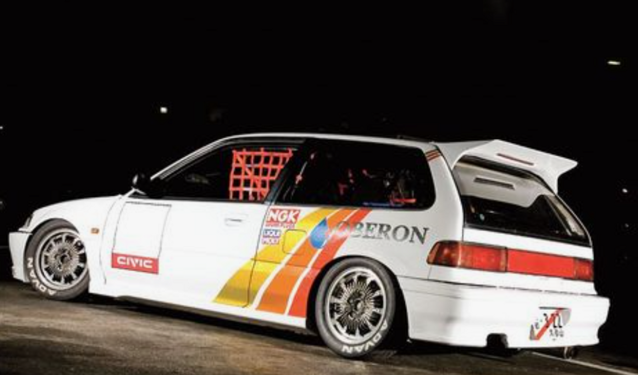 Charge Speed 1988-1991 Honda Civic EF HB Rear Roof Wing