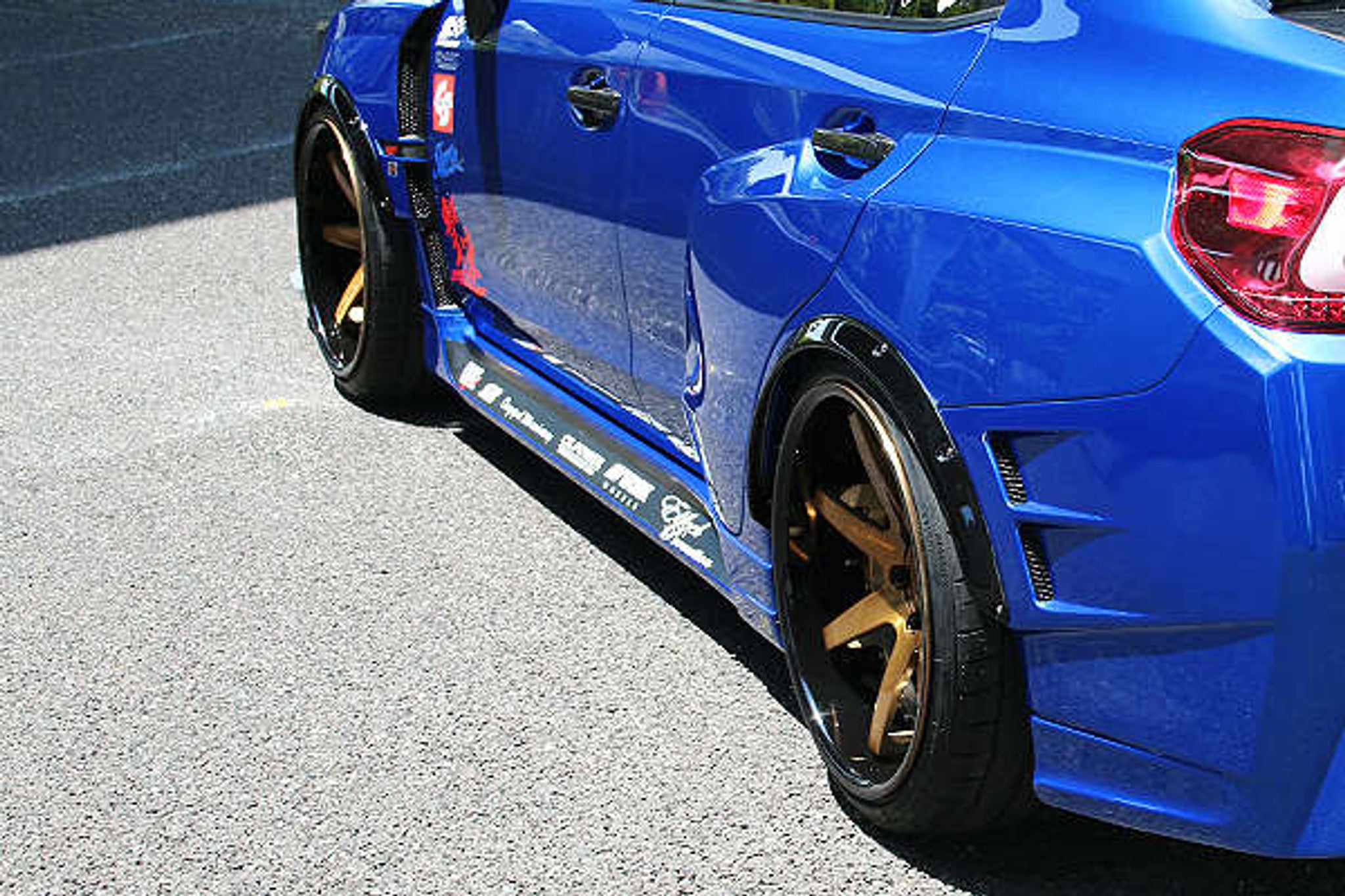Charge Speed 2015-2021 Subaru WRX/ STi  VA S4 Carbon Complete Bubble Over Front & Rear Fenders Set for Charge Speed "Wide Body"