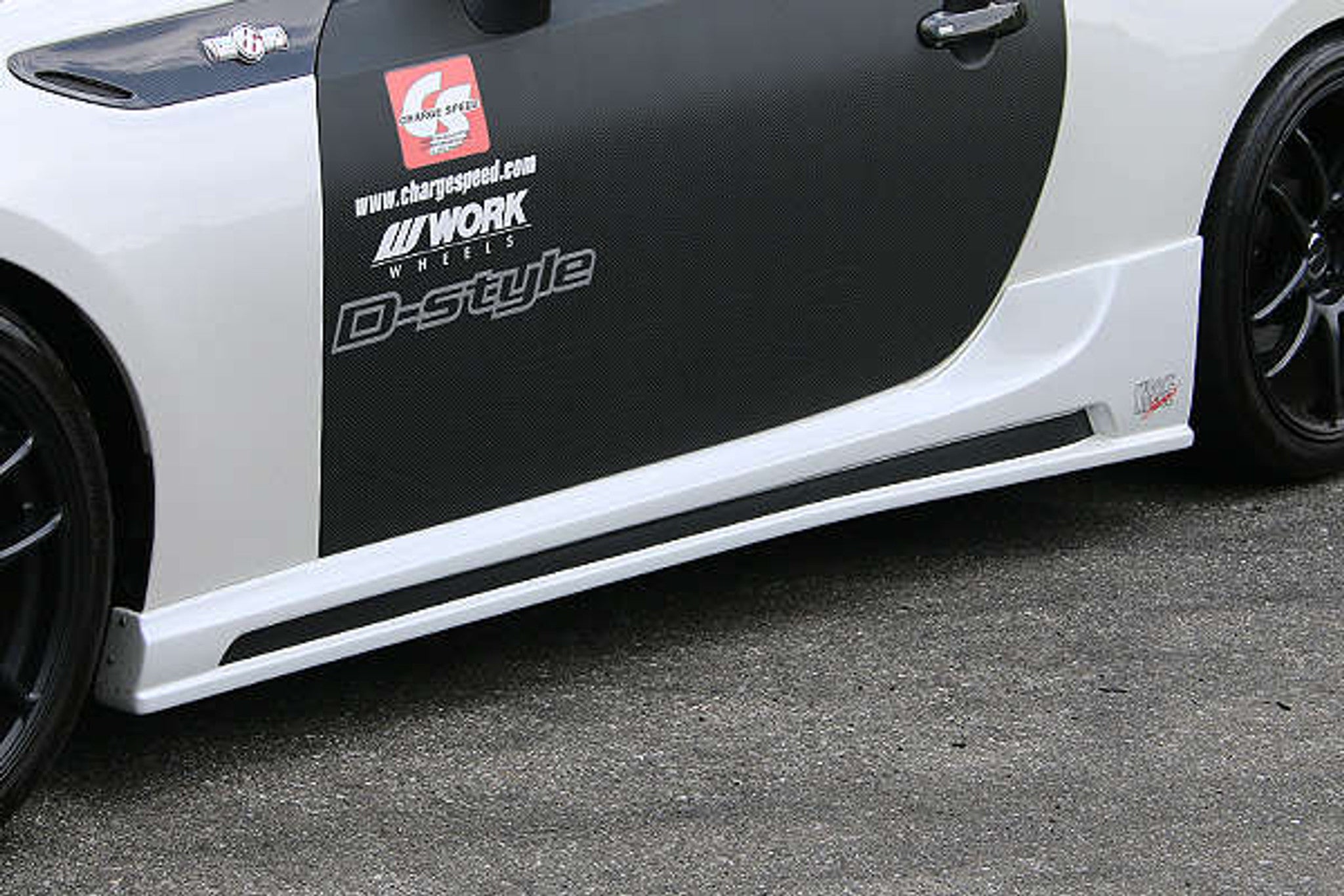 Charge Speed 2013-2016 Scion FR-S FT-86 Type 2 Complete Kit with OEM turn signal on front bumper & LED BACKUP LAMP and REAR REFLECTOR on Rear Bumper