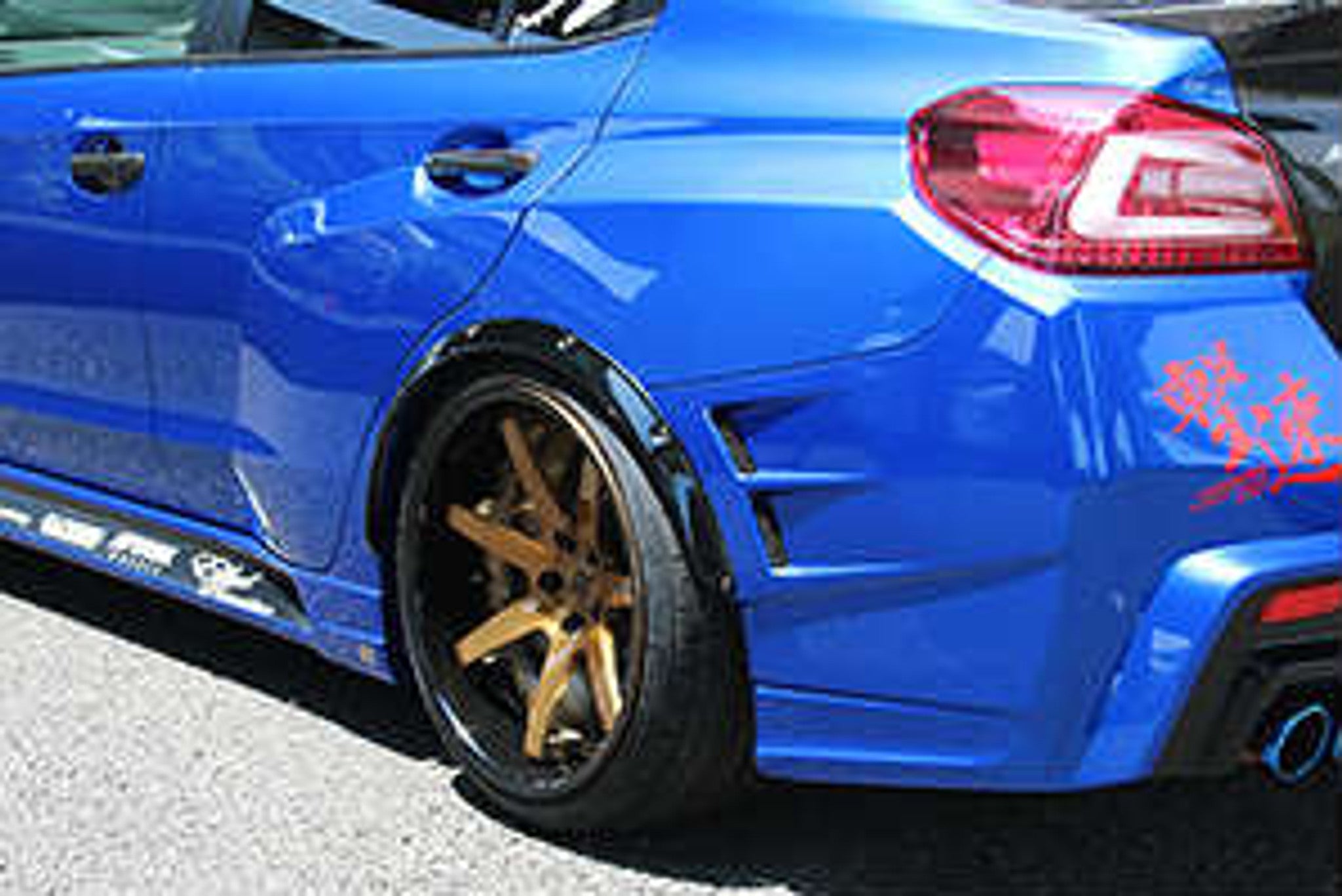 Charge Speed 2015-2021 Subaru WRX/ STi Type 2A FRP Wide Body Complete Kit with Type A FRP FRONT LIP & FRP Rear Diffuser