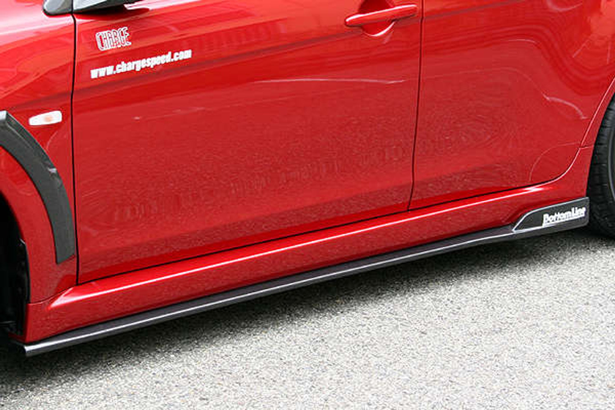Charge Speed 2008-2010 Mitsubishi Lancer Evo X Bottom Line Type 2 FRP Full Lip Kit