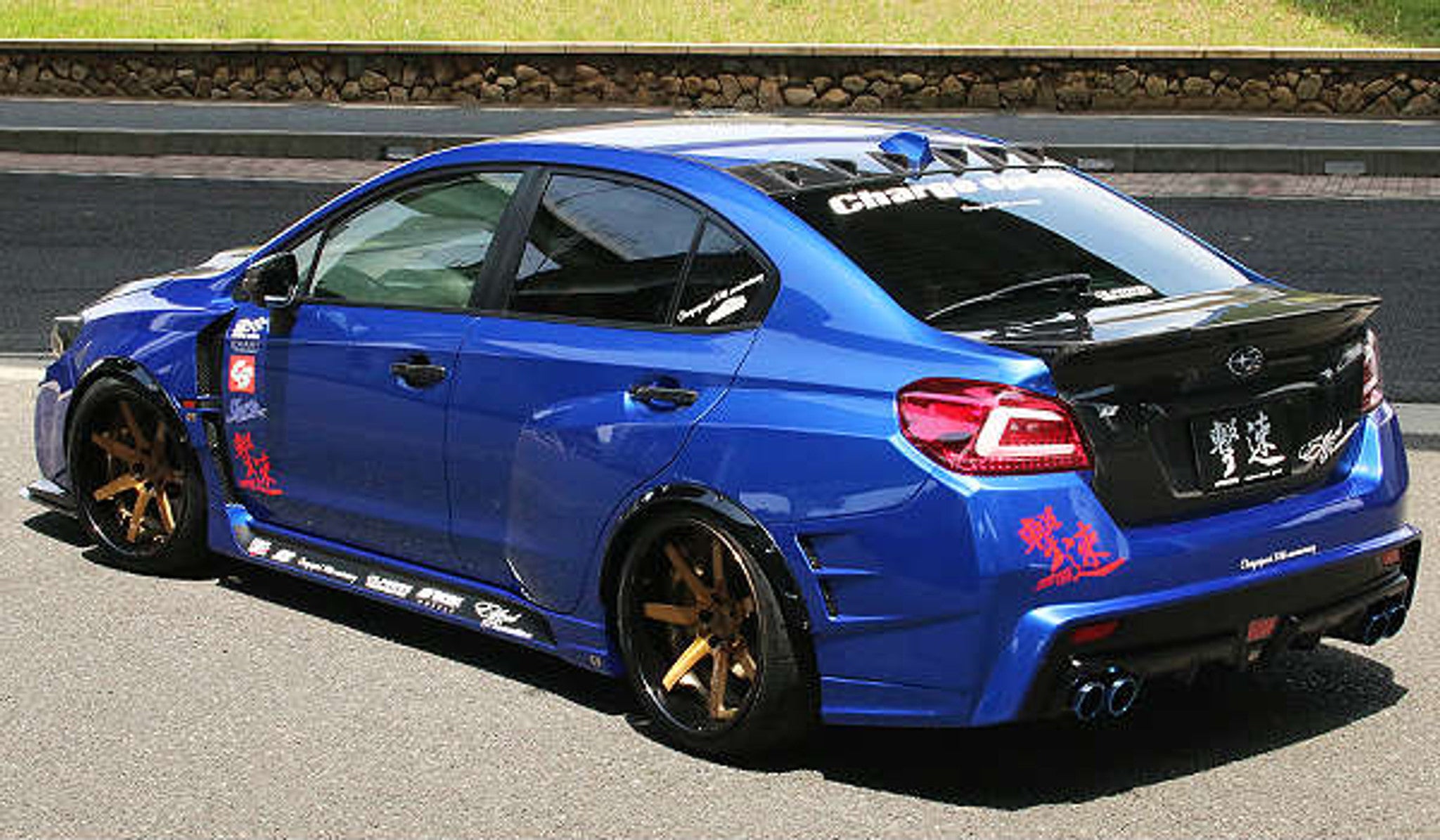 Charge Speed 2015-2021 Subaru WRX/ STi Type 1A Wide Body Complete Kit with Type A CARBON FRONT LIP