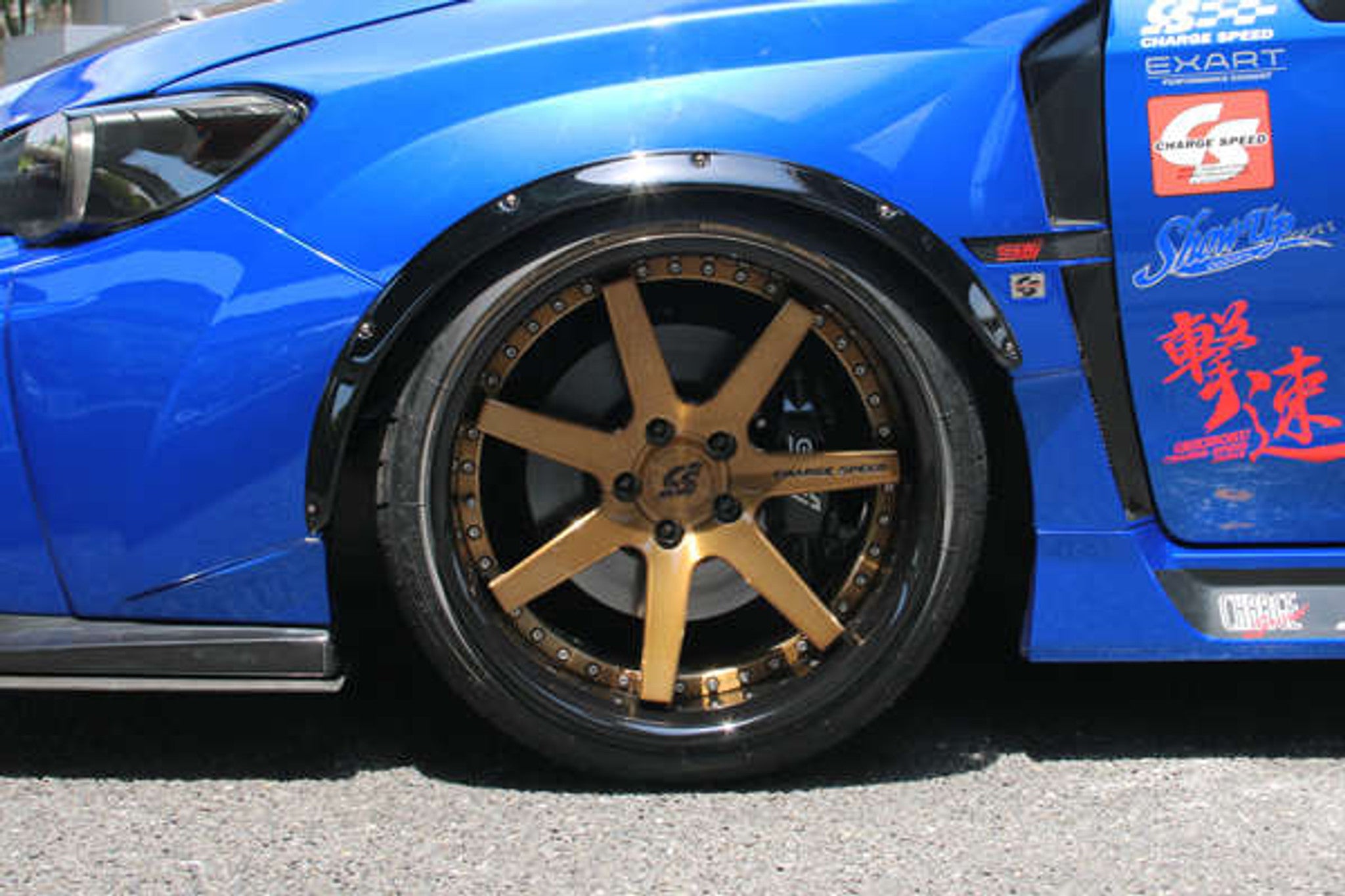 Charge Speed 2015-2021 Subaru WRX/ STi VA S4 FRP Complete Bubble Over Front & Rear Fenders Set for Charge Speed "Wide Body"