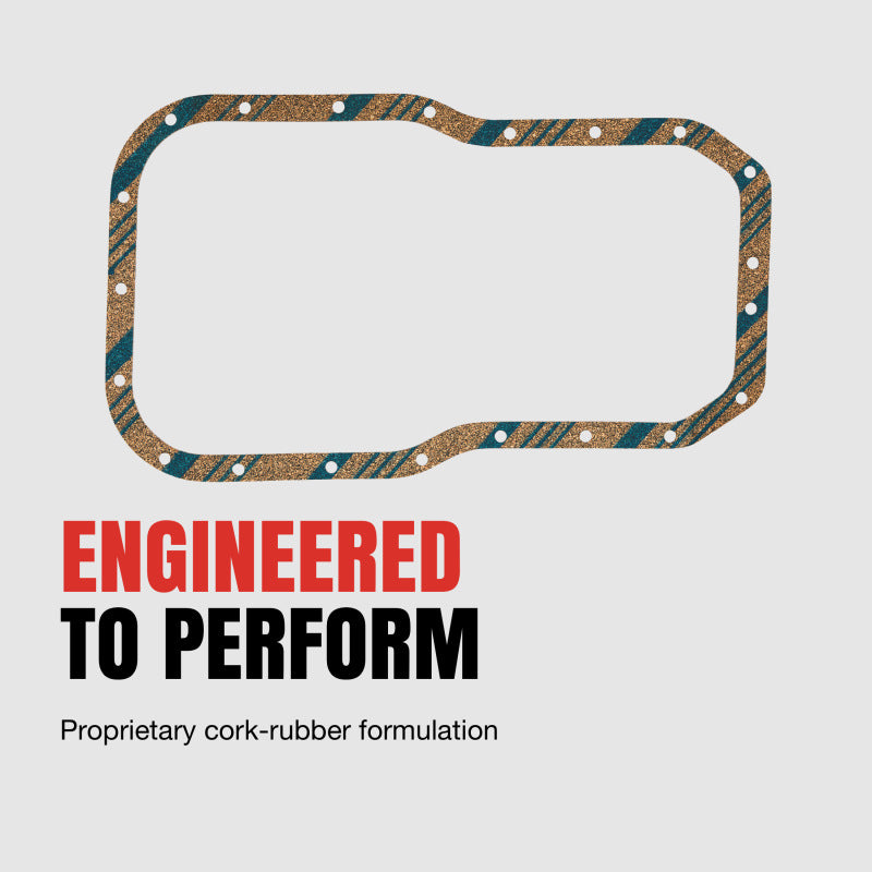 Fel-Pro Geo Tracker OS 30698 C Engine Oil Pan Gasket Set Blue Stripe cork-rubber