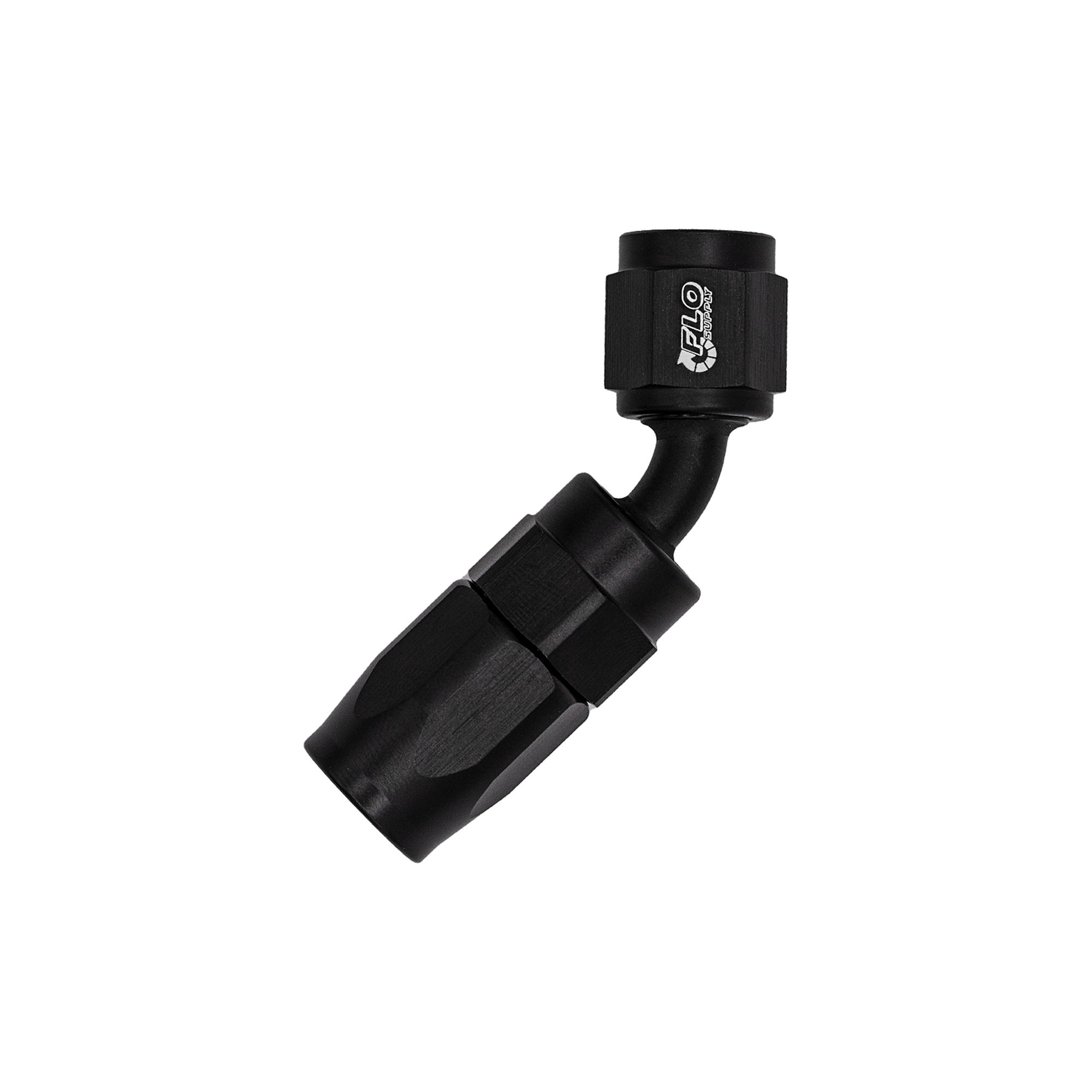 Flo Supply 12AN EZ Connect 45 Degree Swivel Hose End