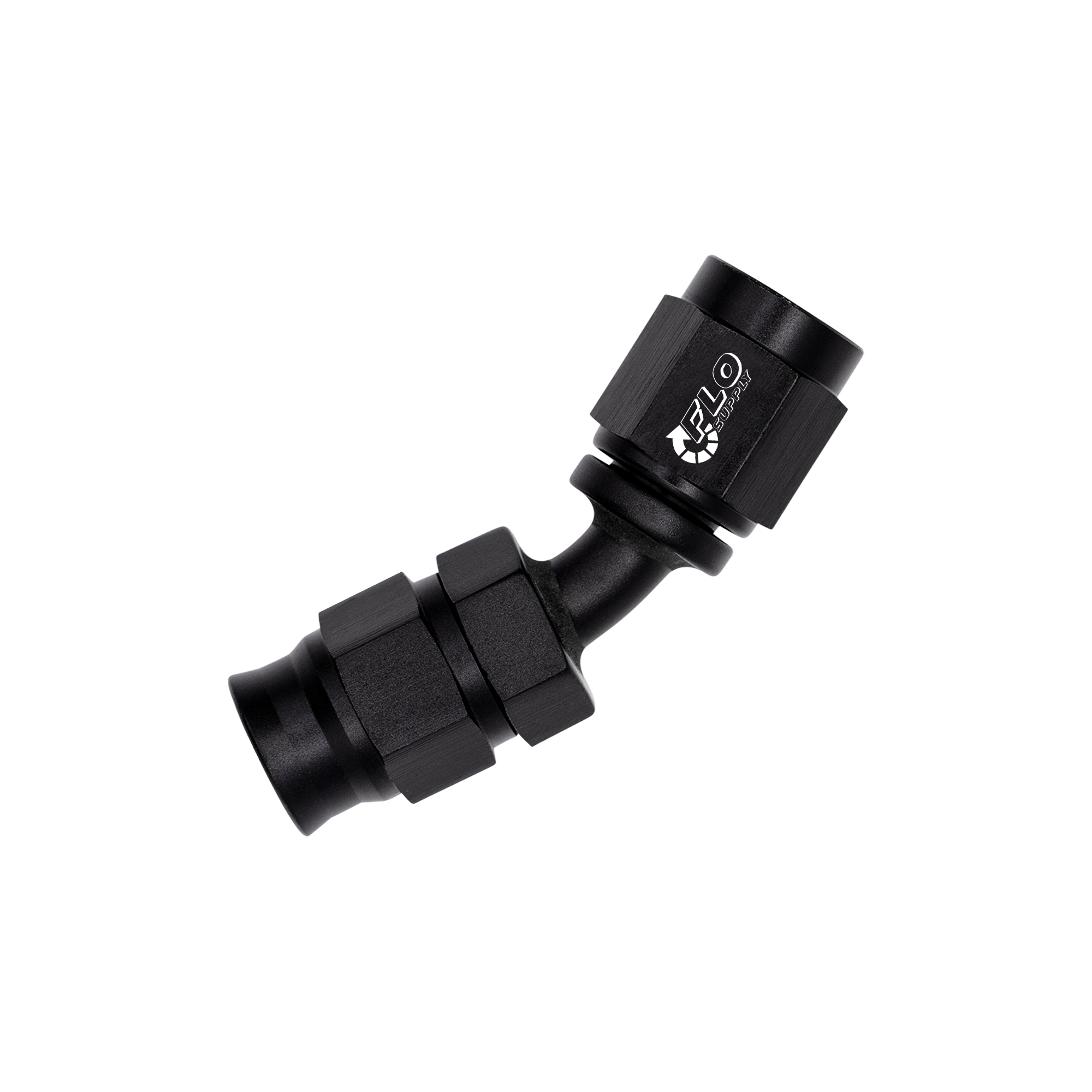 Flo Supply 4AN PTFE 30 Degree Swivel Hose End