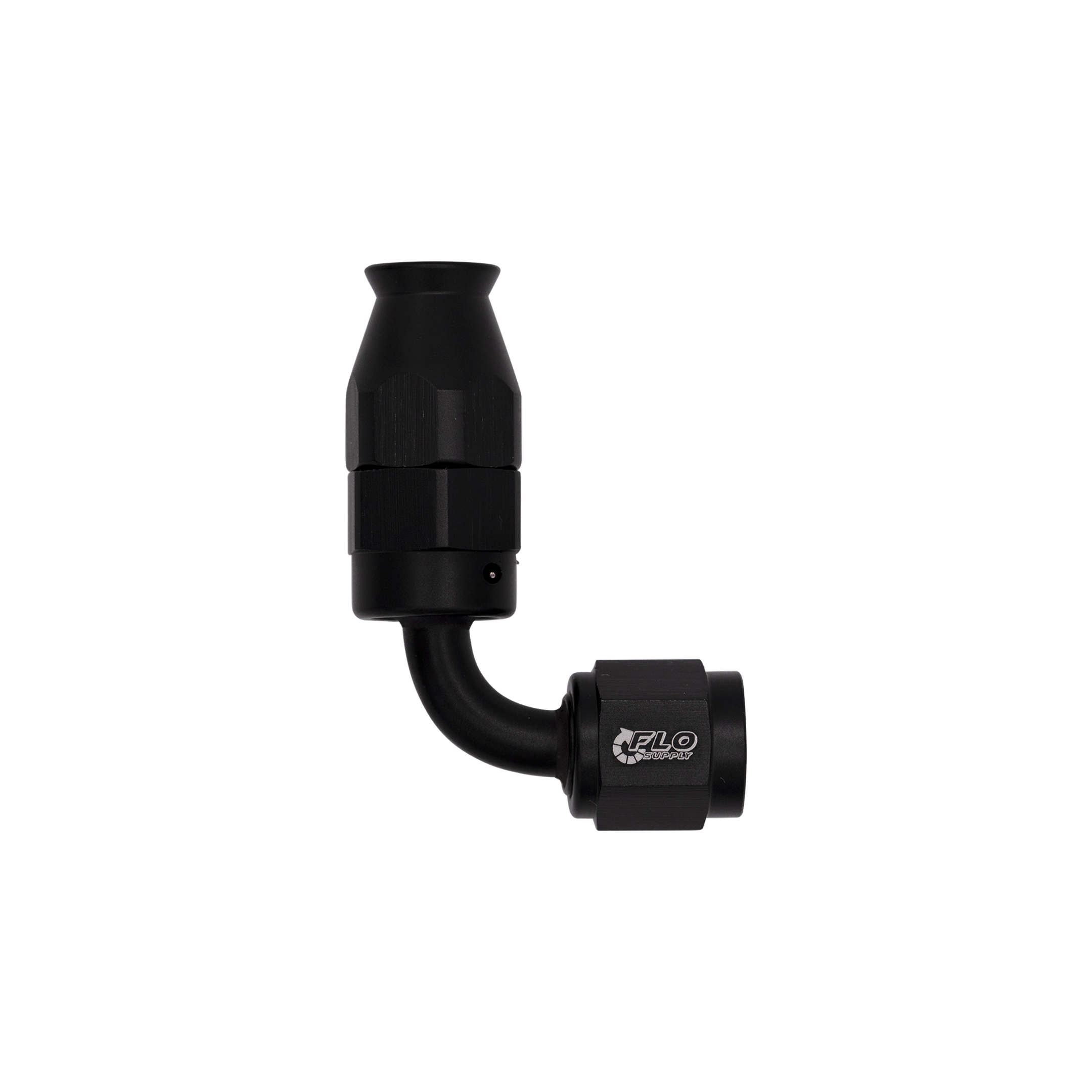 Flo Supply 8AN PTFE 90 Degree Swivel Hose End