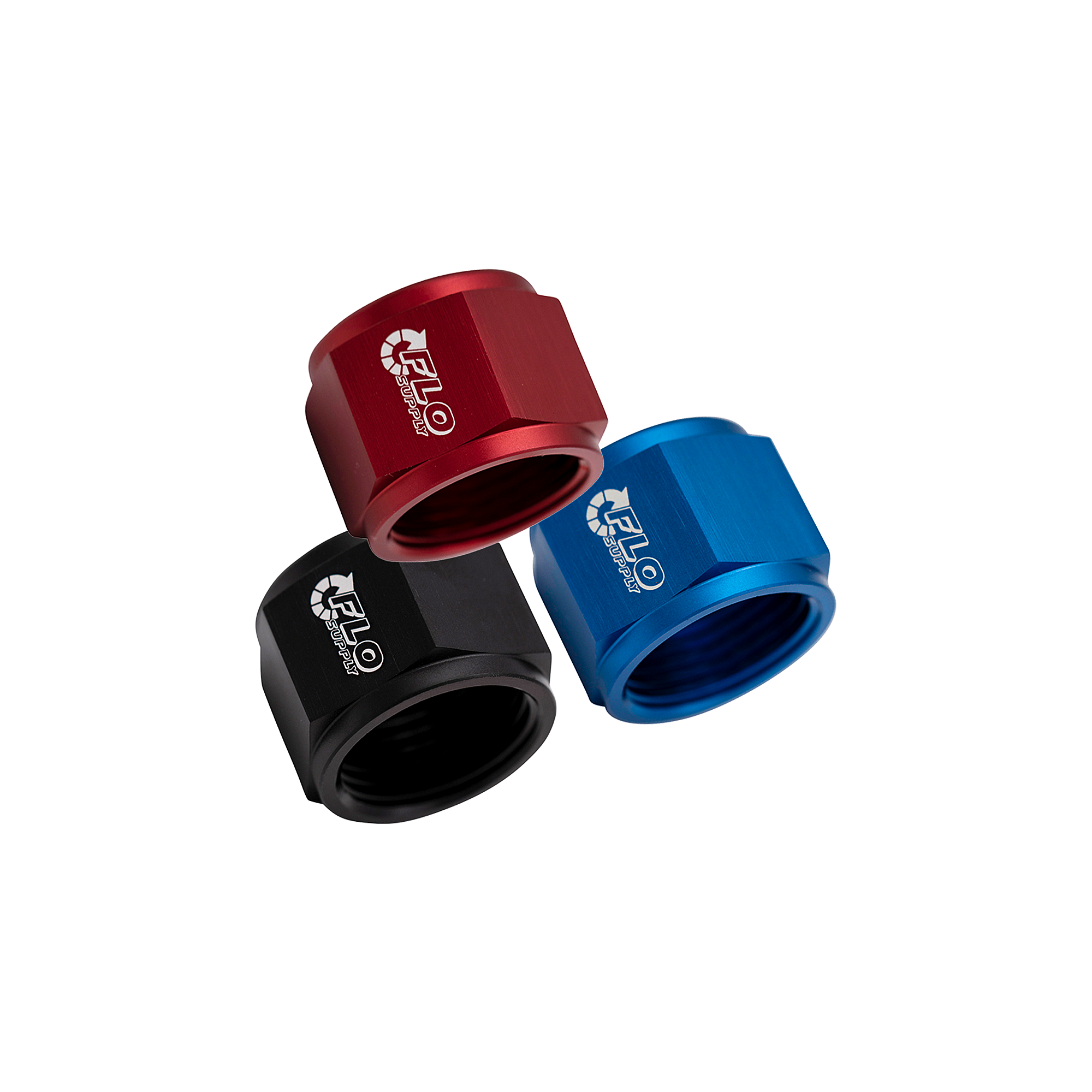 Flo Supply 8AN Blue Tube Nut